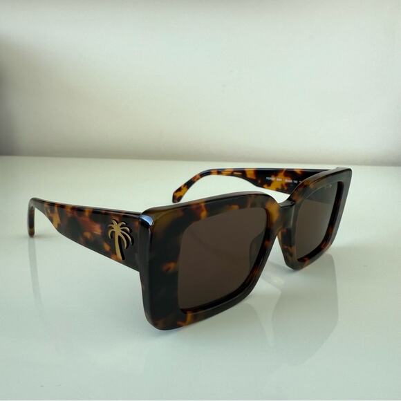 NEW!! Palm Angels unisex sunglasses PERI057 6064 Authentic Retail 390$ - Picture 2 of 6